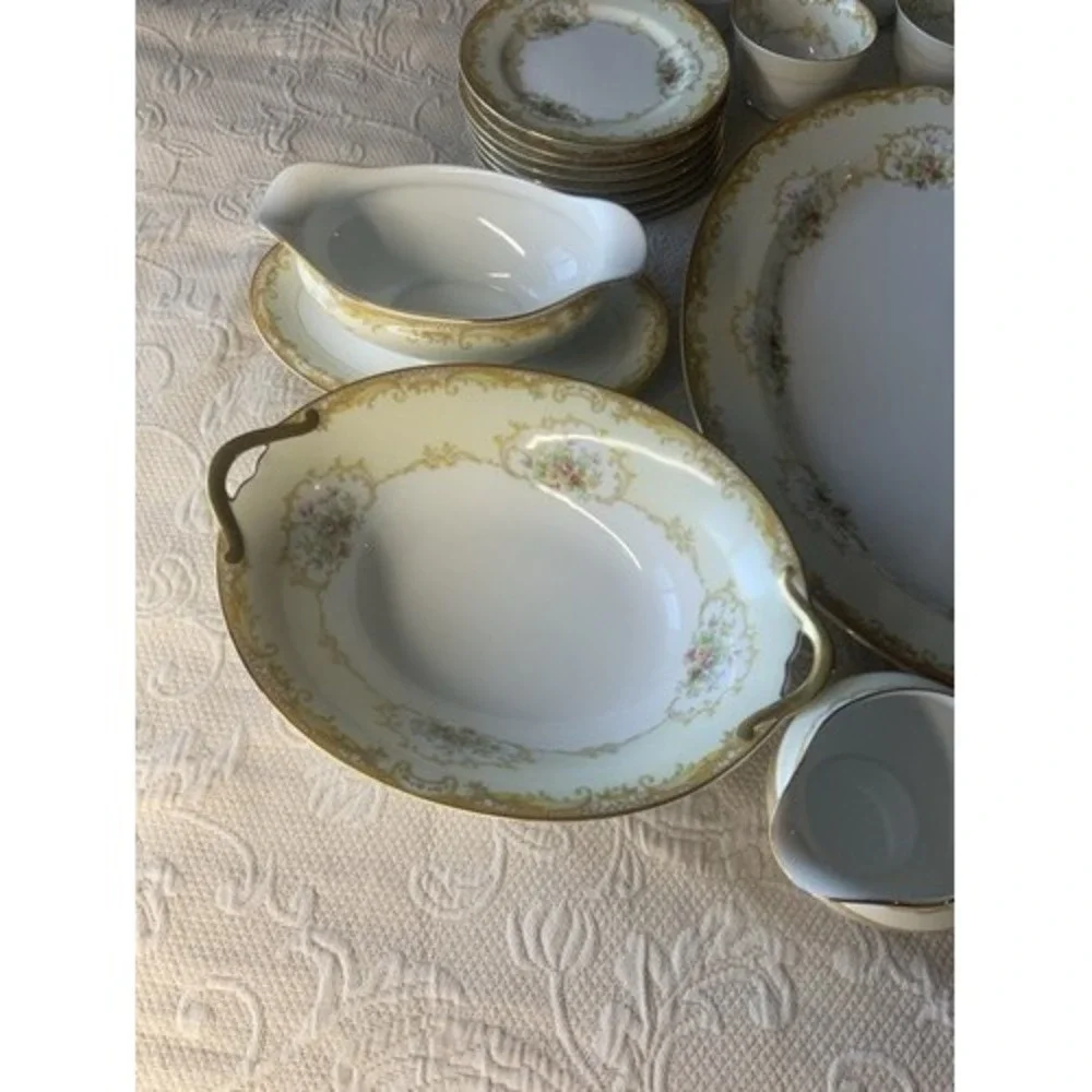 VTG Antique‎ Noritake N130 45 Pieces Place Setting Dinnerware Japan Bone China